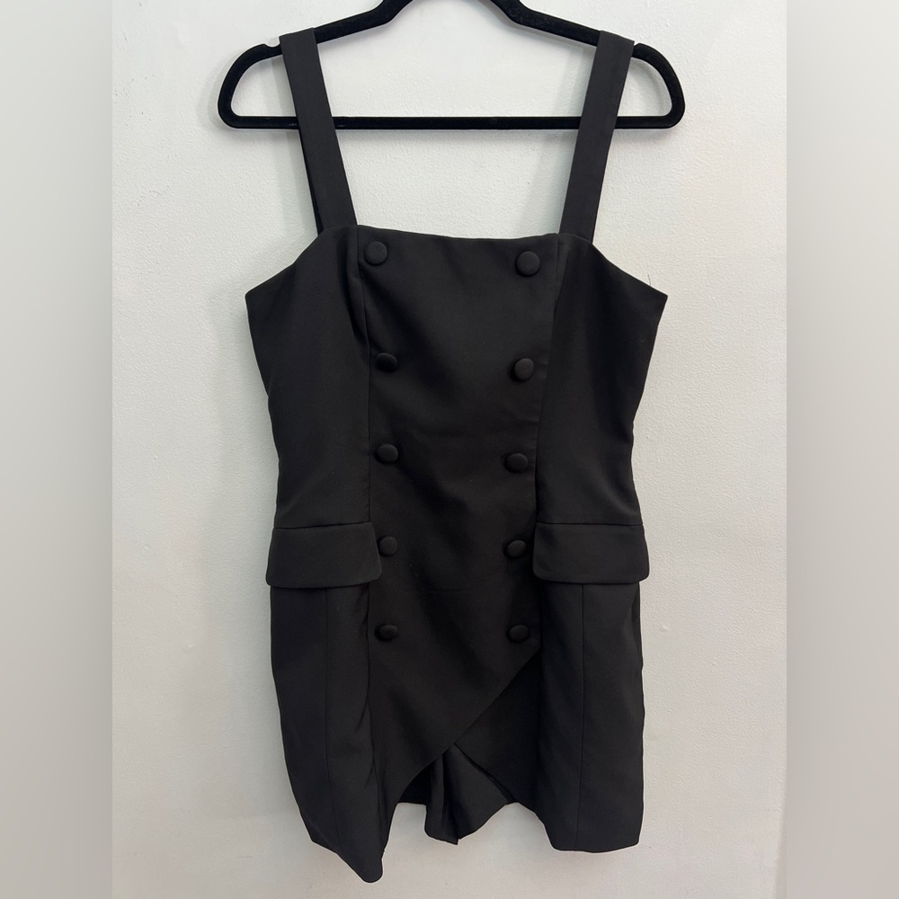 Anthropologie Hutch Button Front Blazer Romper, Size 8 - Picture 5 of 9